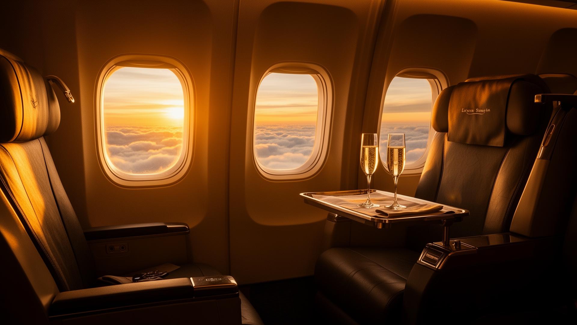 Airplane cabin interior
